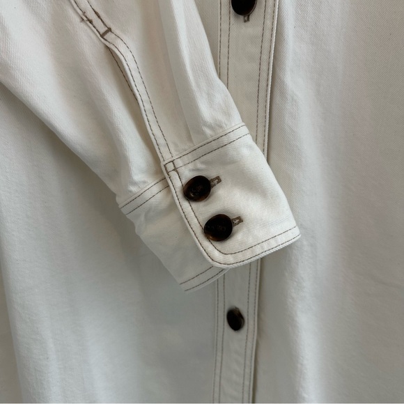 NWT Madewell Denim Oversized Mini Shirtdress - Picture 5 of 11